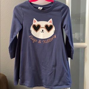 Gray long sleeve dress